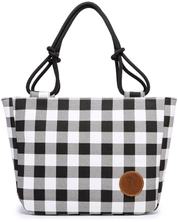 White Check Luxe Bag - Image 2