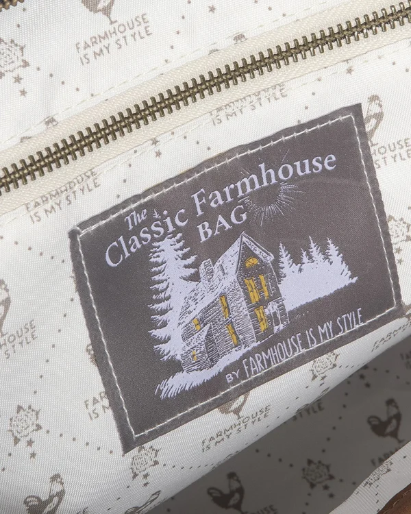 White Check Luxe Bag - Image 4