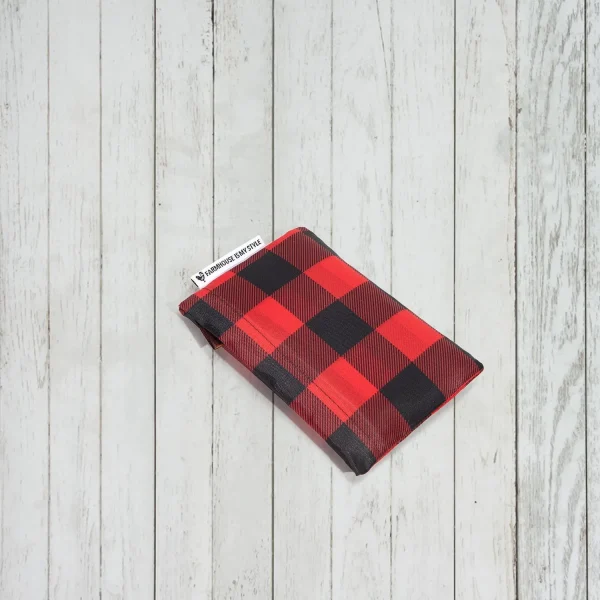 Red Check Reusable Bag - Image 4