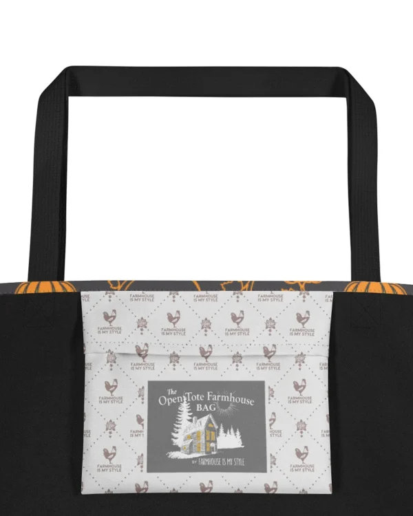 Pumpkin Patch Open Tote Bag - Image 4